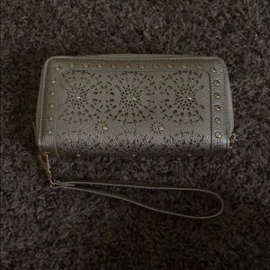 Brand new never used big wristlet wallet.